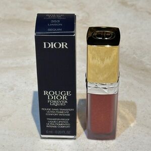 Limited Edition Dior Rouge Dior Forever Liquid Sequin Lipstick - 353 Liaison